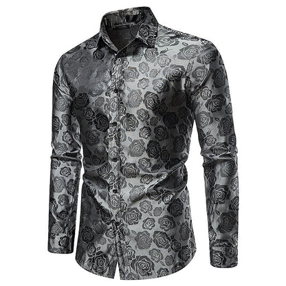 Men's Slim Fit Evening Shirt | Long Sleeve
