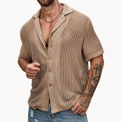 Men's Summer Beach Shirt | Short Sleeve