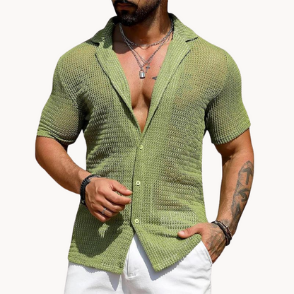 Men's Summer Beach Shirt | Short Sleeve