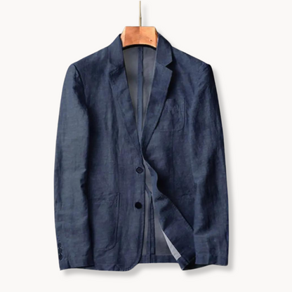 Men's Business Casual Blazer Jacket | Lapel Collar
