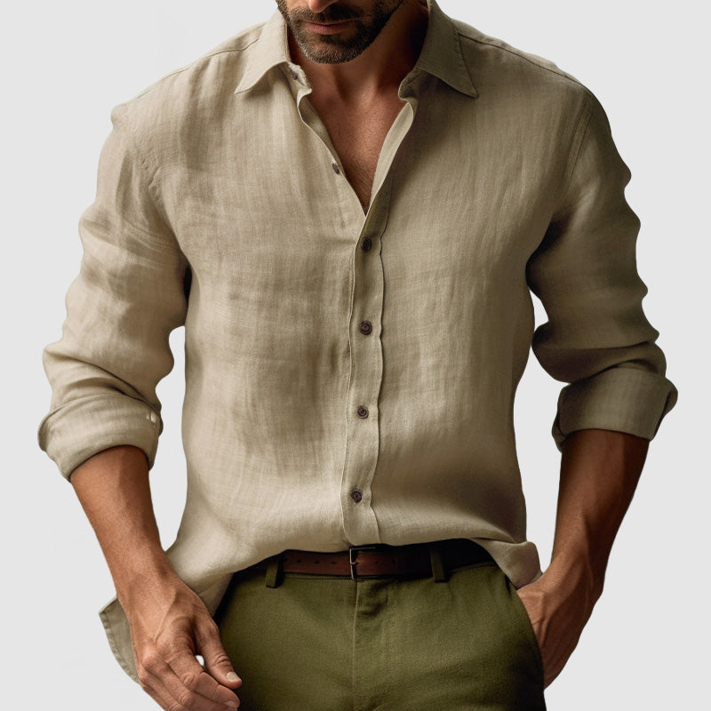 Men’s Casual Button-Down Shirt | Long Sleeve