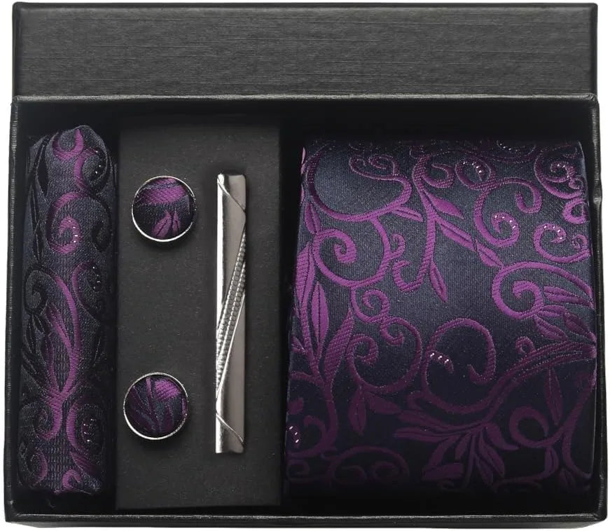 Men's Formal Necktie Gift Set | Jacquard