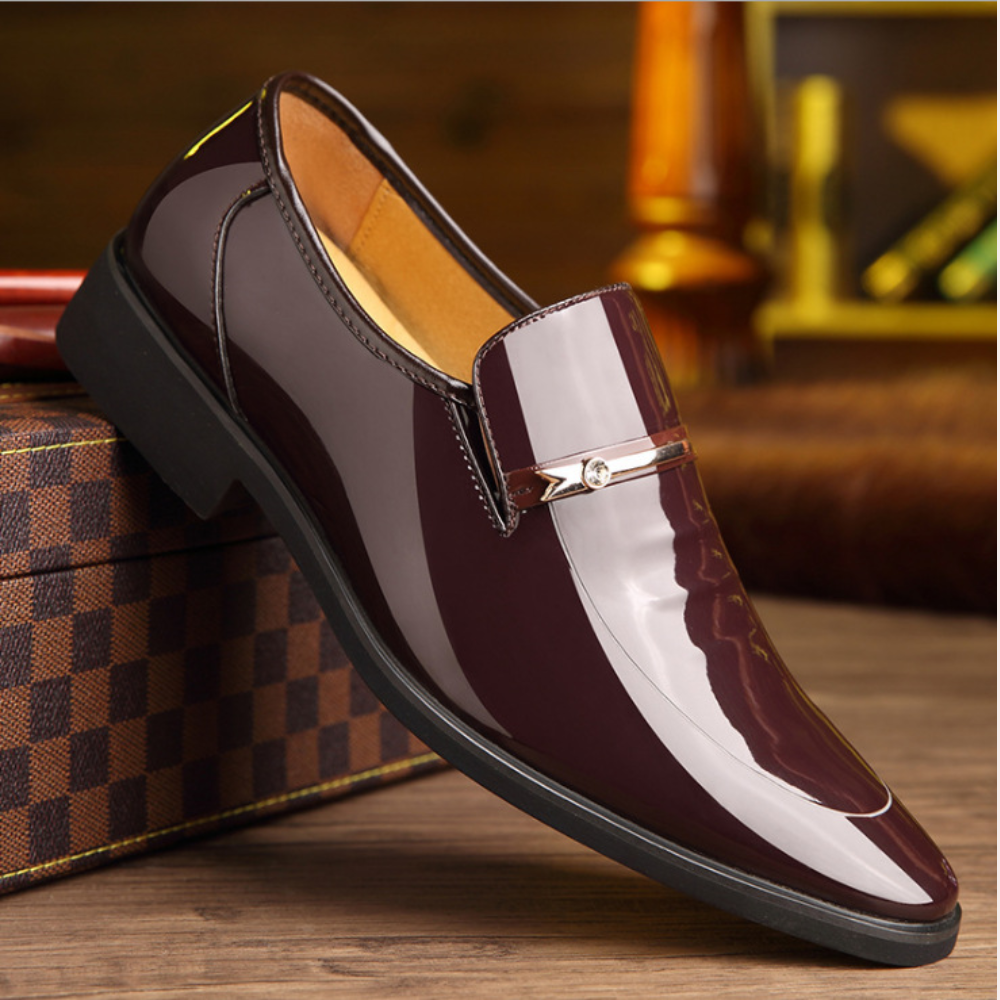 Men's Glossy Formal Shoes | Slip-On