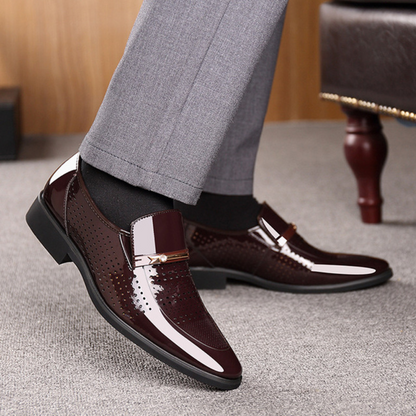 Men's Glossy Formal Shoes | Slip-On