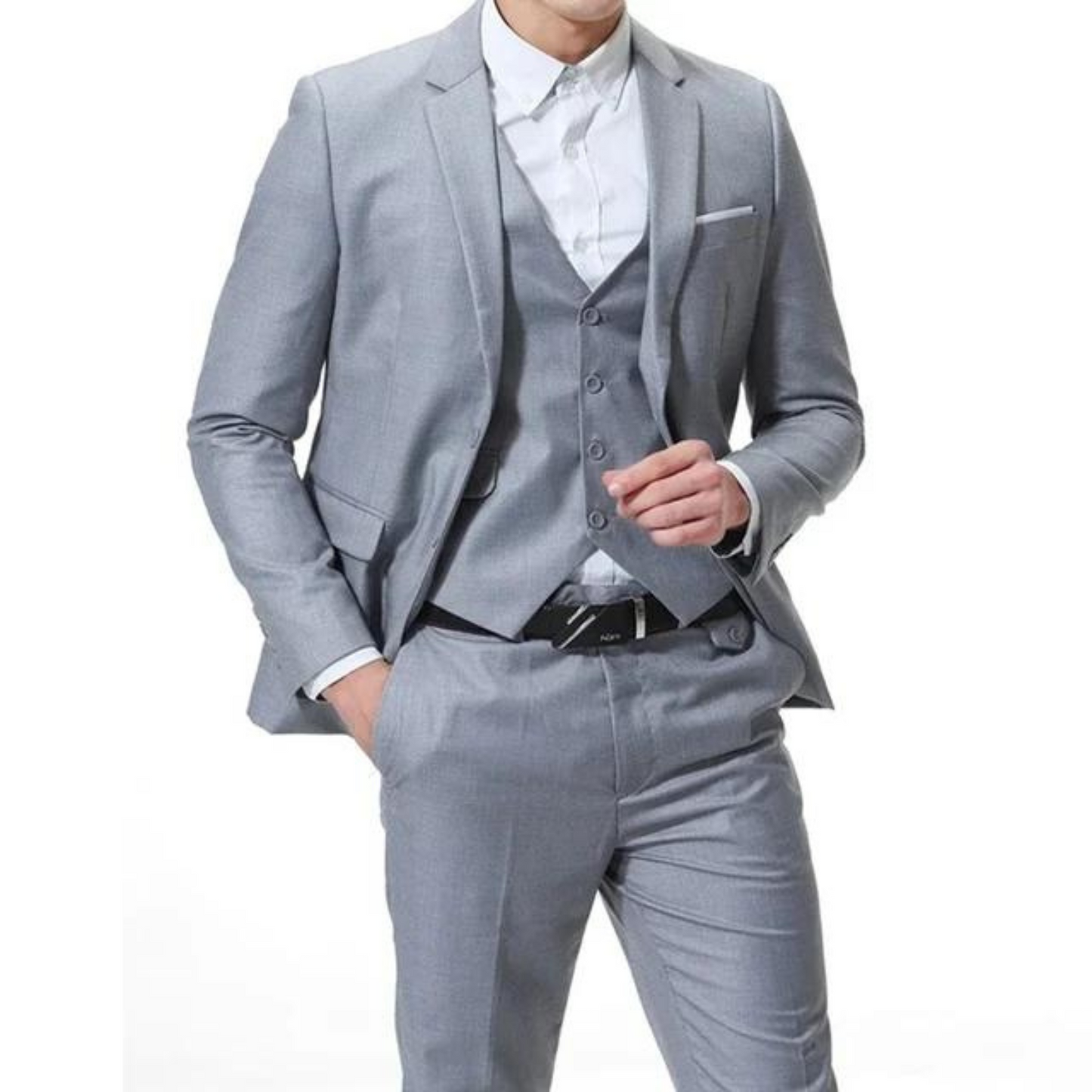 Men's Single-Button Suits | Three-Piece