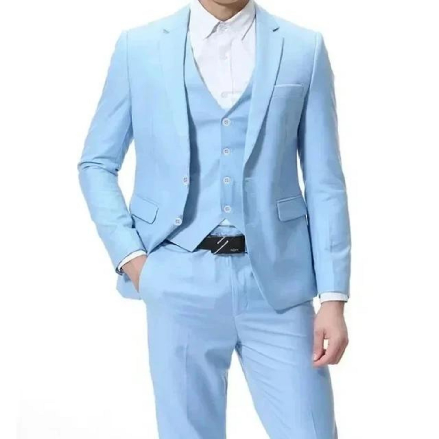 Men's Single-Button Suits | Three-Piece