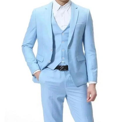 Men's Single-Button Suits | Three-Piece