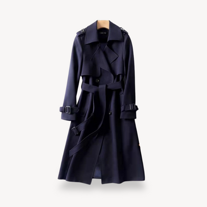 Women's Belt Trench Coat | Long