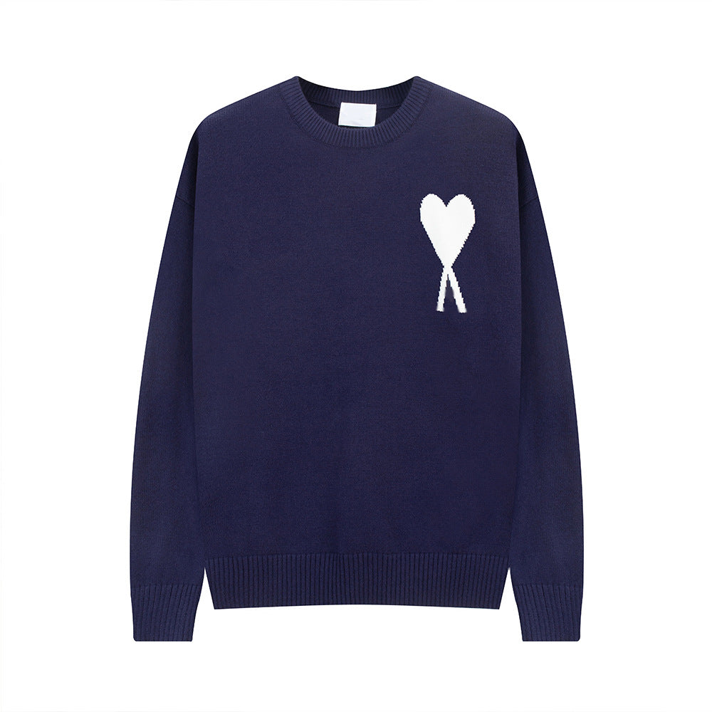 Women's Heart Sweater | Crew Neck