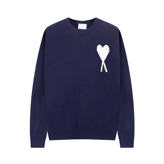 Women's Heart Sweater | Crew Neck