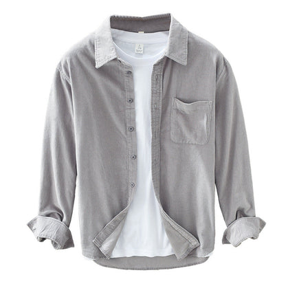 Men's Cord Shirt | Long Sleeve
