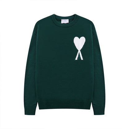 Women's Heart Sweater | Crew Neck