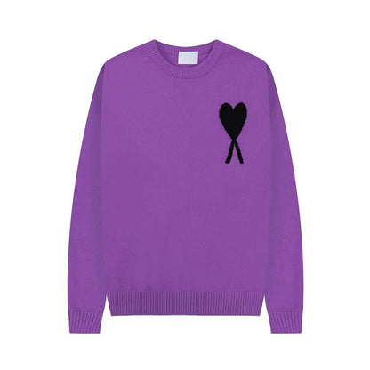 Women's Heart Sweater | Crew Neck