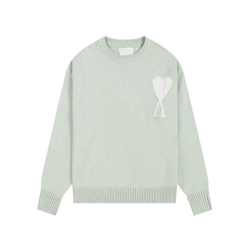 Women's Heart Sweater | Crew Neck