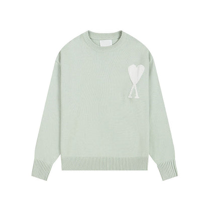 Women's Heart Sweater | Crew Neck