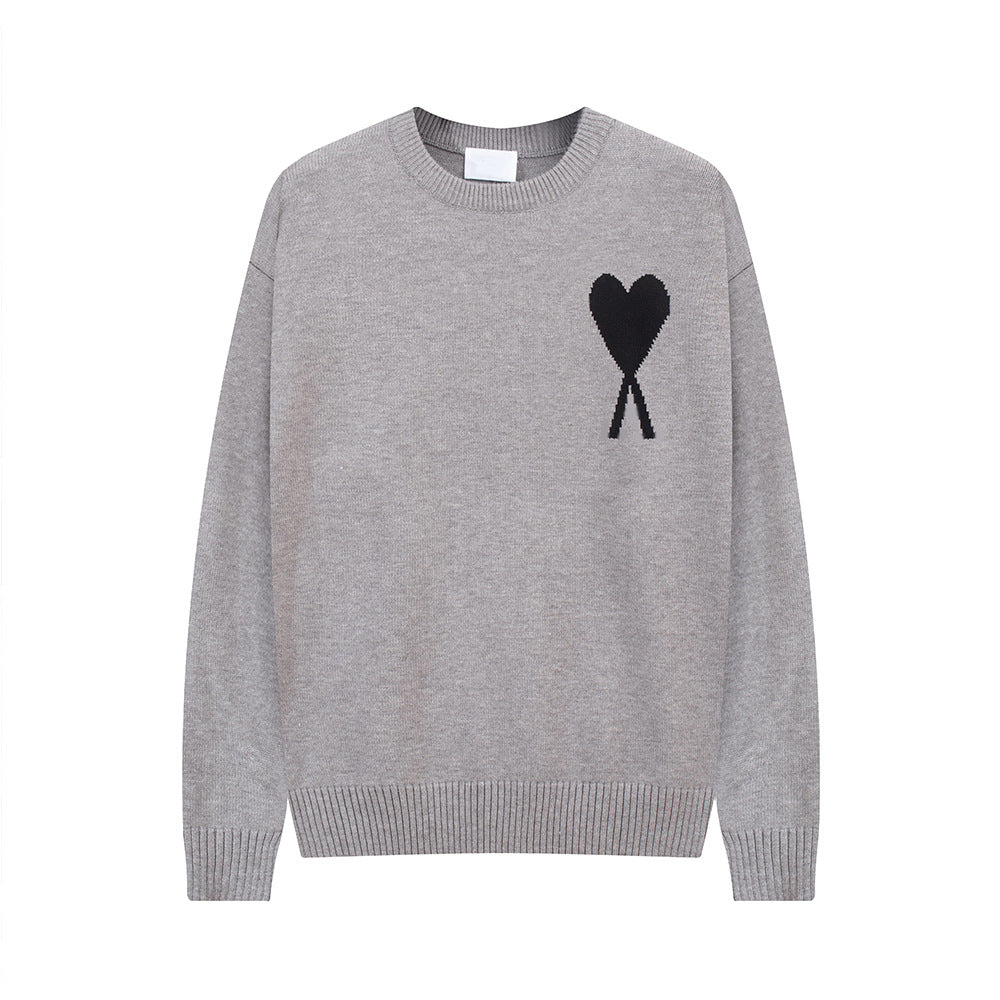 Women's Heart Sweater | Crew Neck