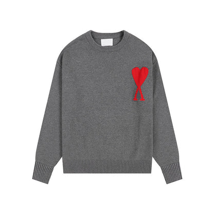 Women's Heart Sweater | Crew Neck