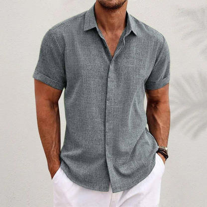Men's Linen Shirt | Short Sleeve