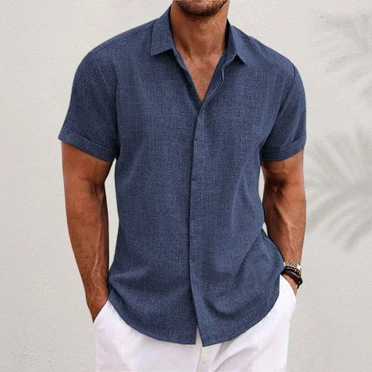 Men's Linen Shirt | Short Sleeve
