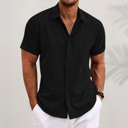 Men's Short Sleeve Linen Shirt | Summer