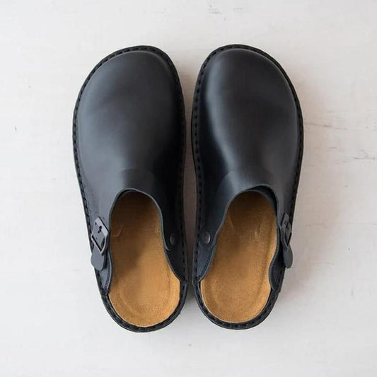 Men's Arch Support Slippers | Leather
