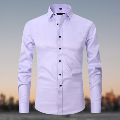 Men's Formal Shirt with Button Placket | Long Sleeves