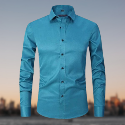 Men's Elegant Stretch Shirt | Long Sleeve