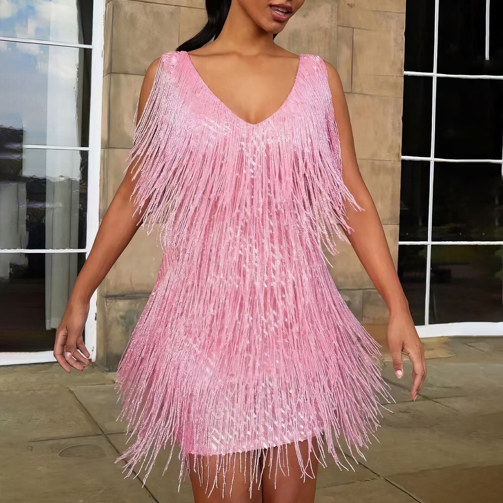 Women’s Evening Sequin Dress | Mini
