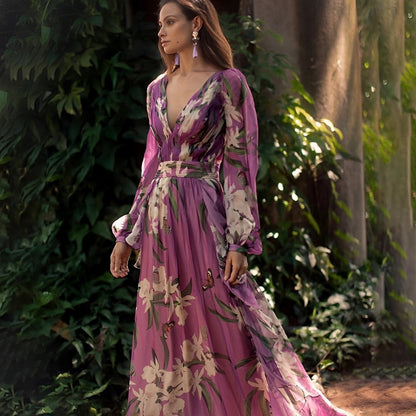 Party Lightweight Chiffon Dress | Flowy Fit