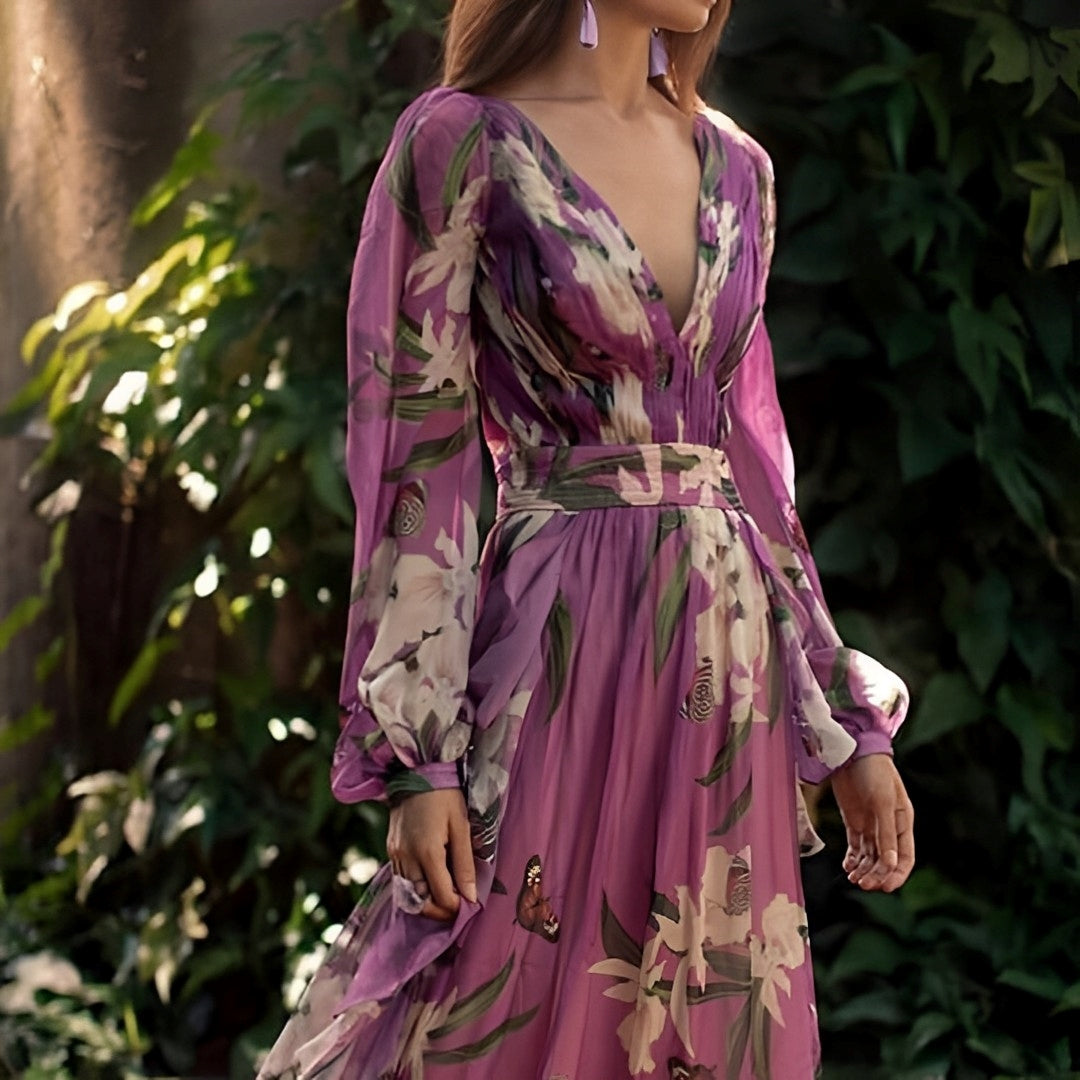 Party Lightweight Chiffon Dress | Flowy Fit
