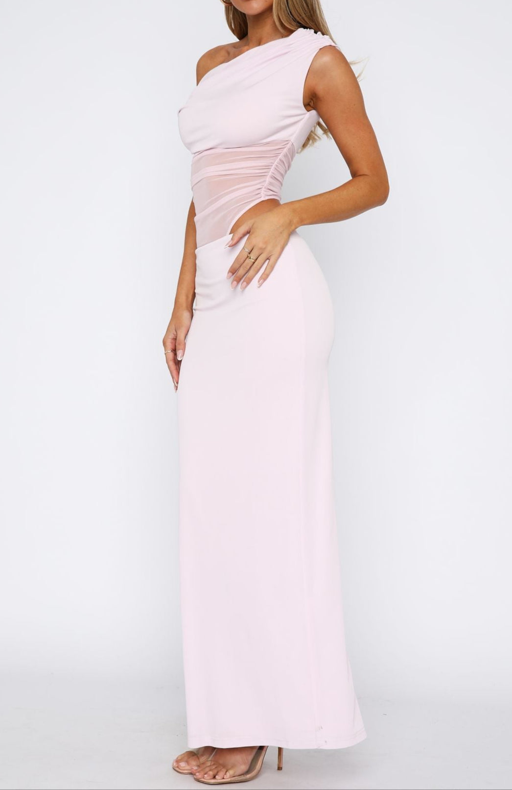 Maria Maxi Dress Baby Pink