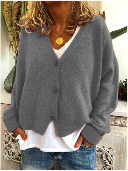 Women's V-Neck Cardigan | Knit