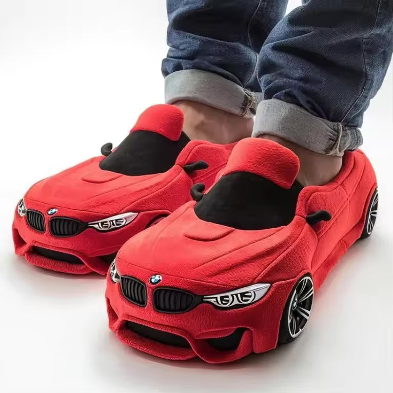 Men's Auto Inspired Design Slippers | Non-Slip