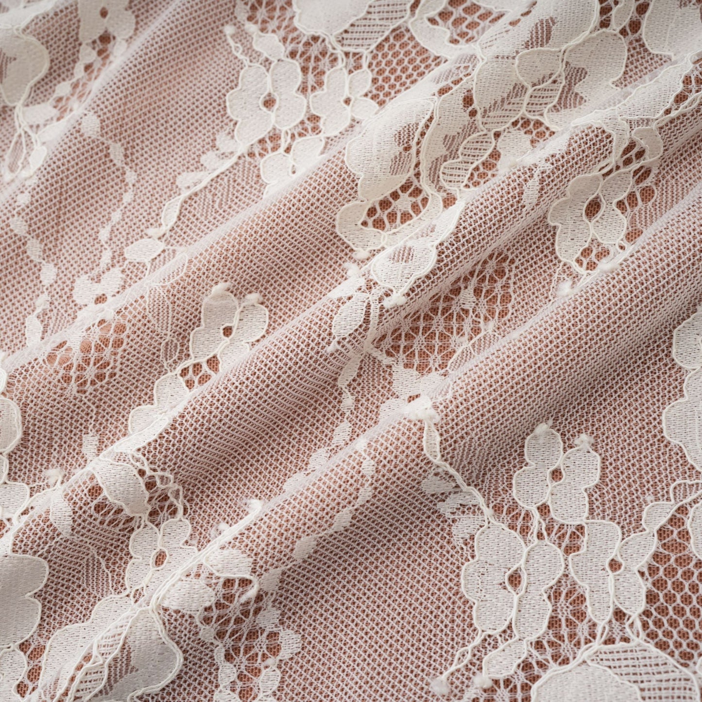 Ivory Lace Maxi Dress with Sheer Sleeves for Women - Giada