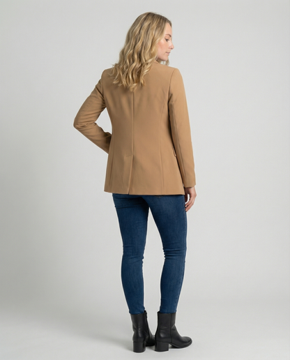 Ladies' Office Blazer Jacket | Notched Collar