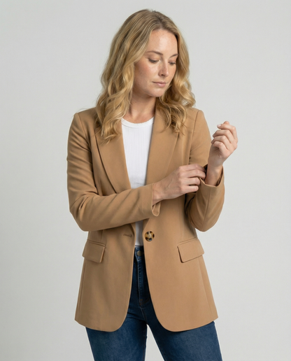 Ladies' Office Blazer Jacket | Notched Collar
