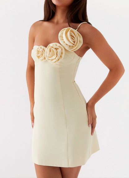 Tomassa Mini Dress - Yellow