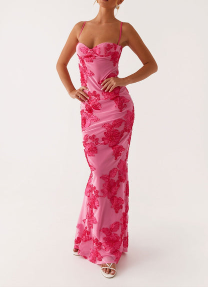 Elisabetta Maxi Dress - Pink