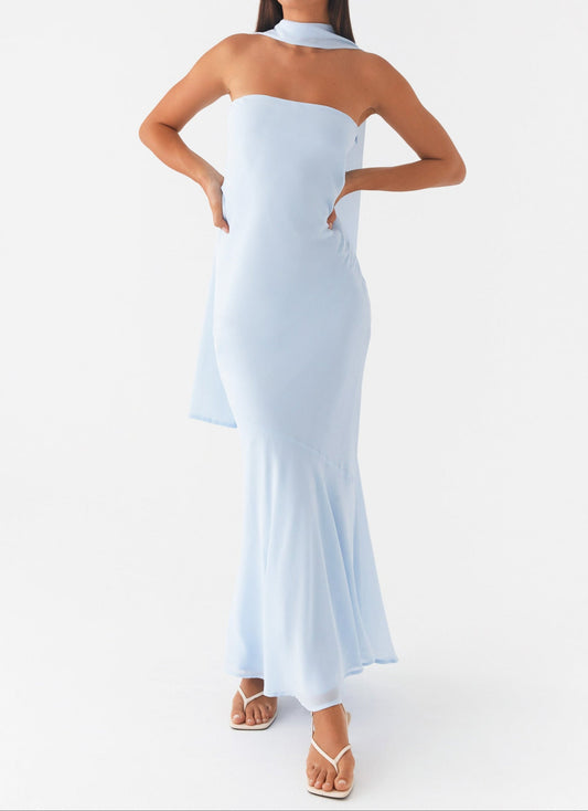 Gessica Maxi Dress - Blue