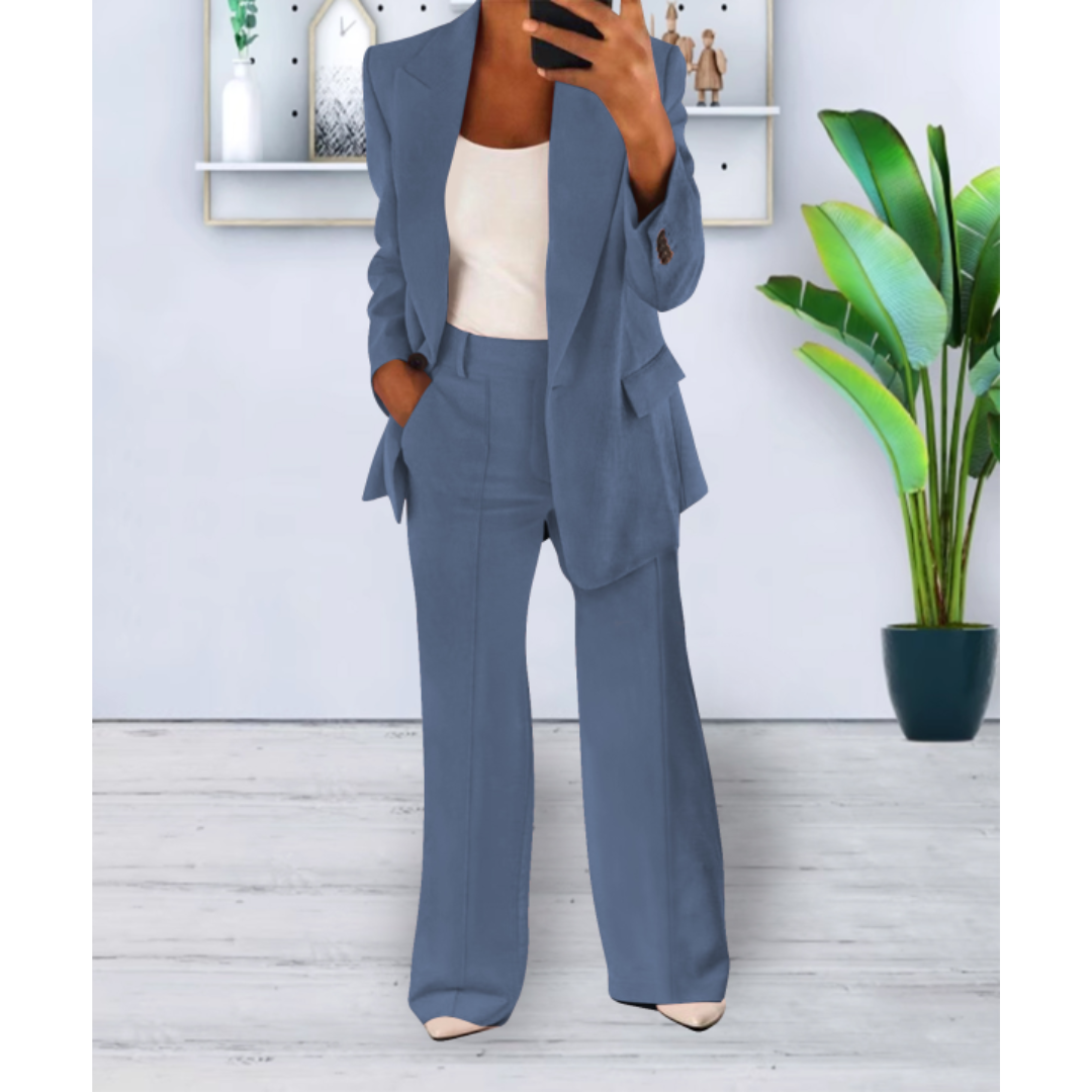 Women's Business Casual Two-Piece Suit | Loose Fit