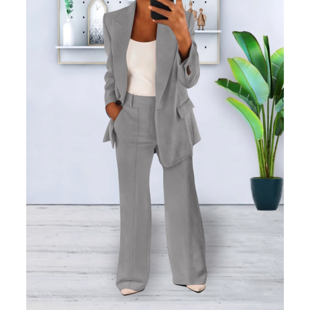 Women's Business Casual Two-Piece Suit | Loose Fit