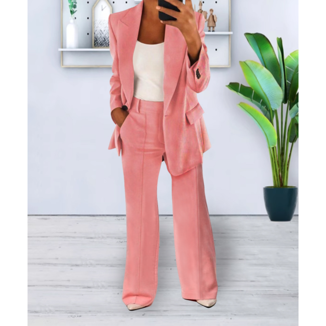 Women's Business Casual Two-Piece Suit | Loose Fit