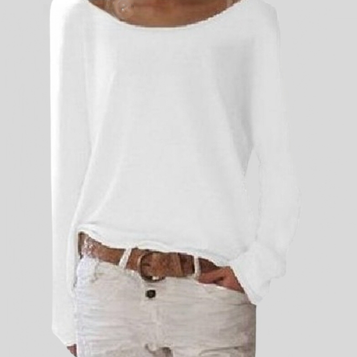 Women's Fine Knit Sweater | Round Neckline