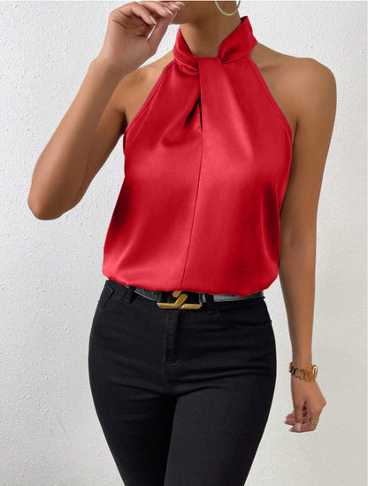 Women's Party Halter Top | Sleeveless
