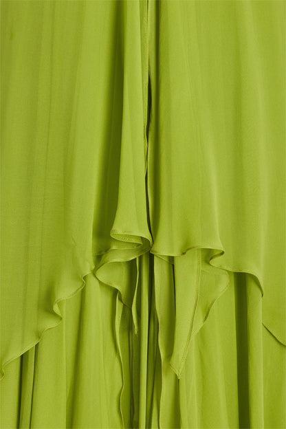 Ruffle Maxi Dress with Spaghetti Straps for Women - Luce