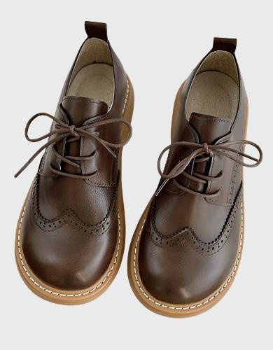 Women's Wide-Fit Oxford Shoes | Flat