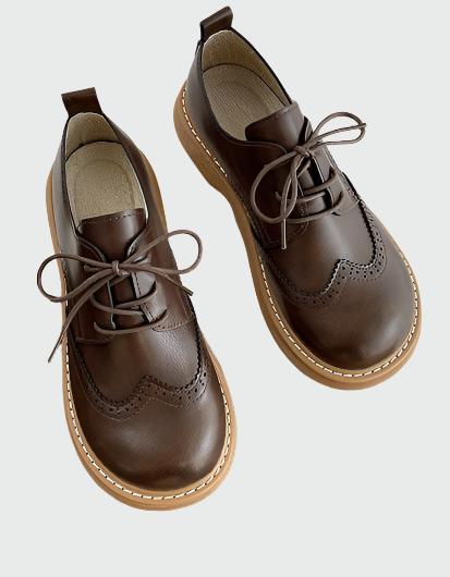 Women's Wide-Fit Oxford Shoes | Flat