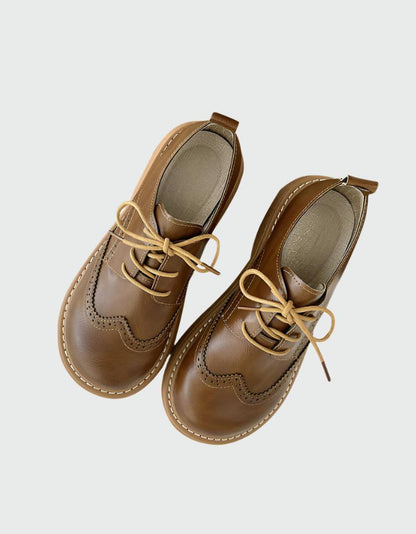 Women's Wide-Fit Oxford Shoes | Flat