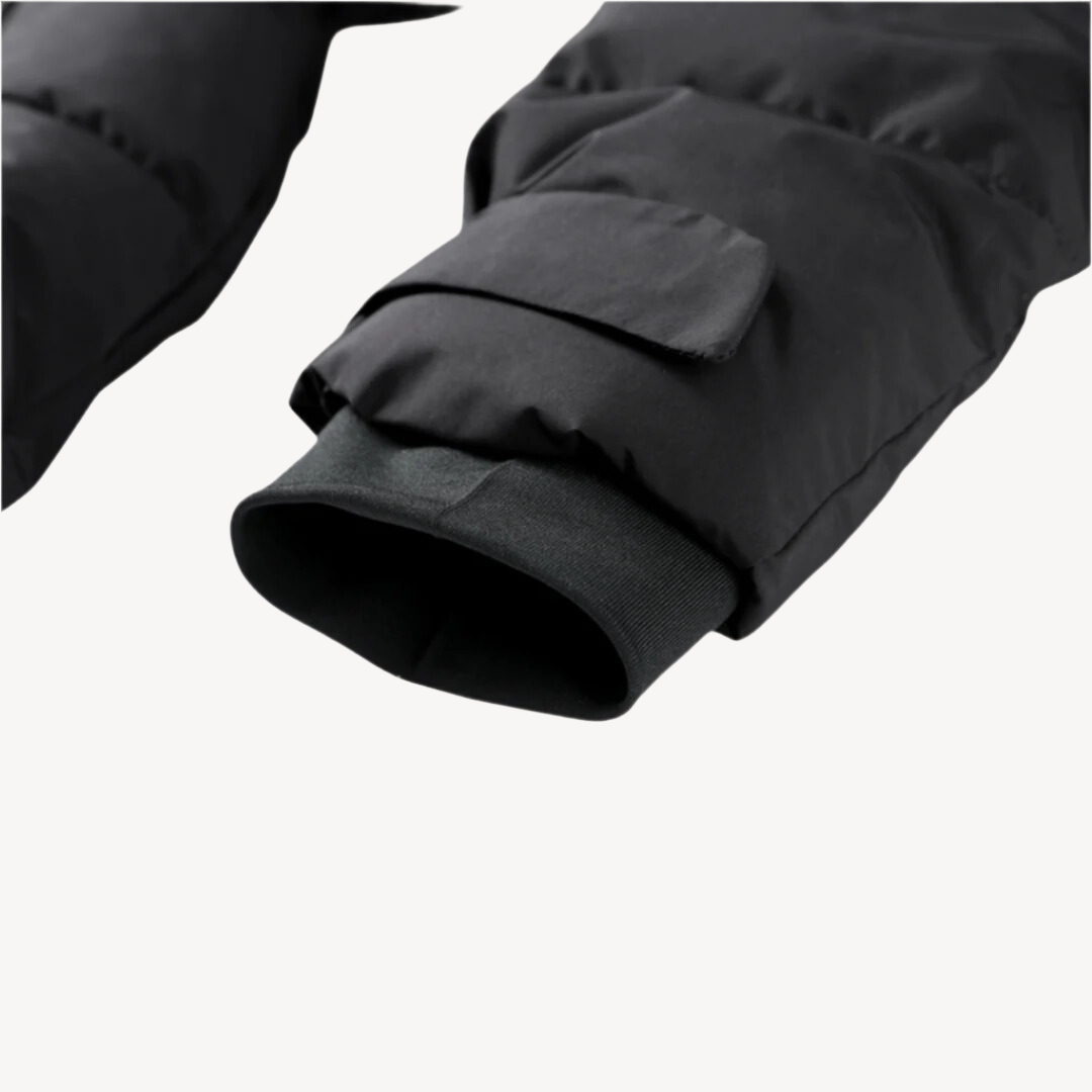 Women's Belted Puffer Jacket | Black