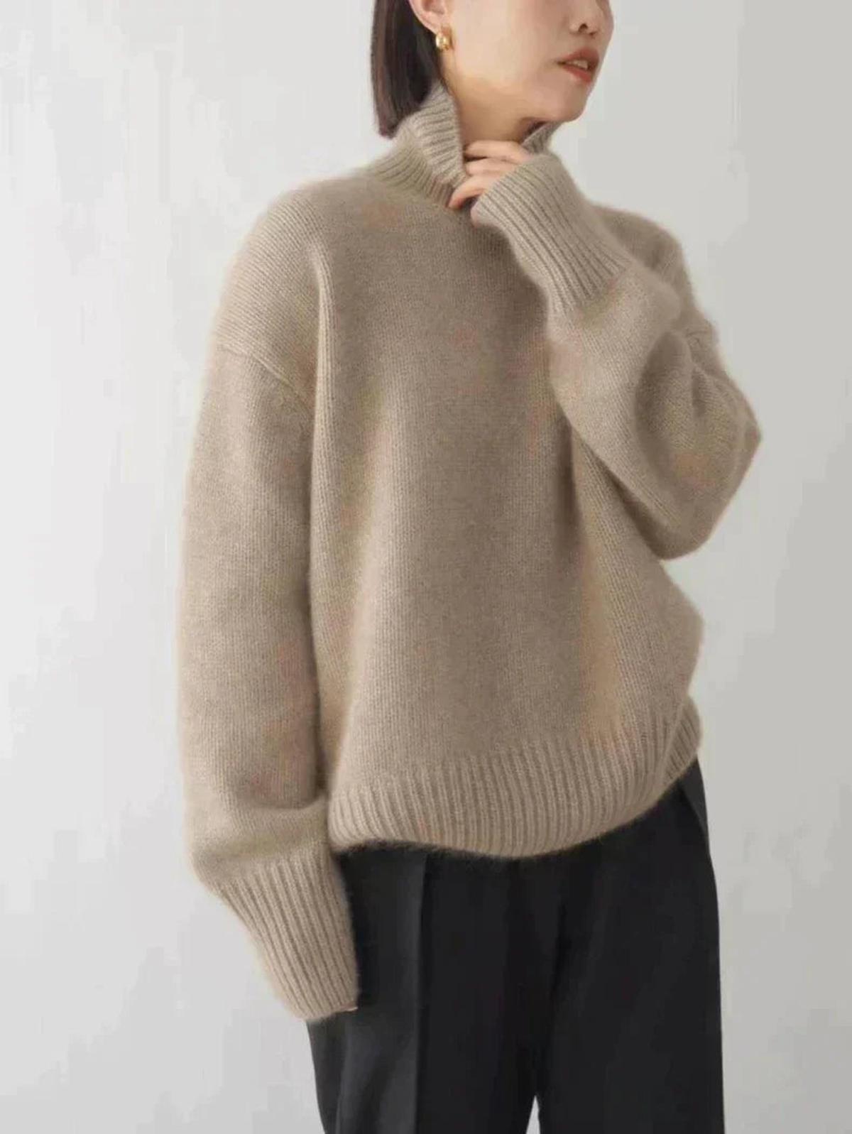 Women's Cashmere Turtleneck Sweater | Jumper